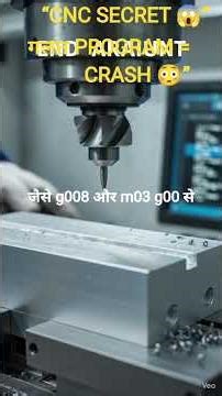 CNC Machine का Secret 😱 1 मिनट में Perfect पार्ट कैसे बनता है? (G-Code Explained)”#cncmilling #short
