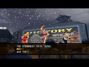 Capcom vs. SNK 2: Mark of the Millennium 2001 - Maki/Vega/Yuri - Arcade Mode Playthrough