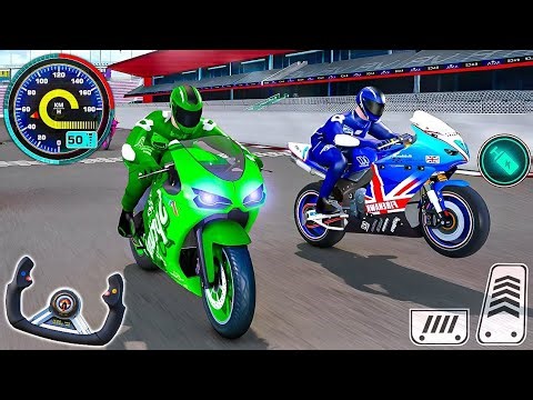 Bike Racing Tracks Simulator - Moto Bike Motorcrose Impossible Driving 2025 - Android Gameplay