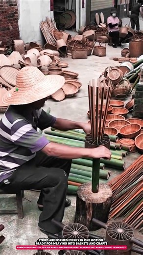Bamboo Splitting Tool 16 Blade Manual Machine for Basket Weaving Craft Manufacturing