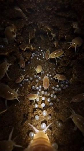 Inside a Springtail Colony – Tiny POV Camera Nature Documentary #springtail #microworld #insectpov