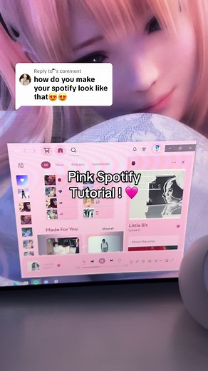 Pink Spotify Color Change Tutorial for Aesthetic Setup