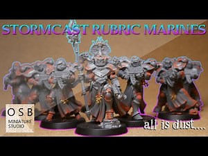 Kitbashing Stormcast Rubric Marines