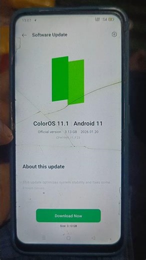 oppo old model phone software update 11.1 colour os