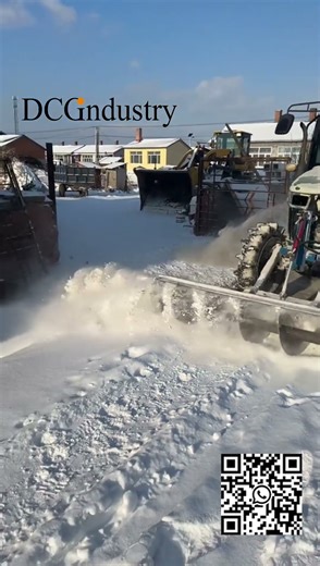 Unbelievable Power! Watch This Snow Sweeper Clean Like Magic!#SnowBlower#snowsweeper
