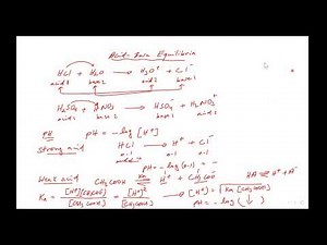 Unit 4 AL Edexcel Revision of Acid base Equilibria