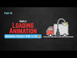 Amazing CSS Loading Animation | 🚚 Truck Driving at... Video