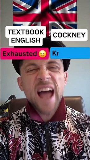 Textbook English vs London Cockney Slang 🇬🇧