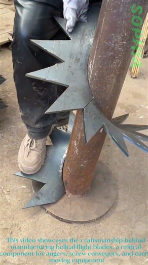 Making Auger Flight Blades