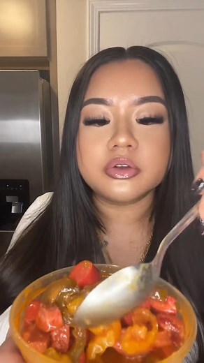 45K views · 759 reactions | #Part2 RollingWithMelia PICKLED PIG LIP, PICKLED SAUSAGE SPICY BOWL!! #spicyfood #spicybowl #piglip #neworleans #chicago | Aubreyand Nikki | Facebook