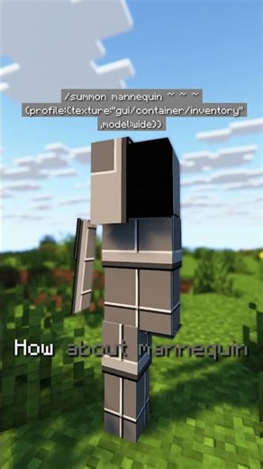 Spawn Mannequins With ANY Minecraft Texture?!