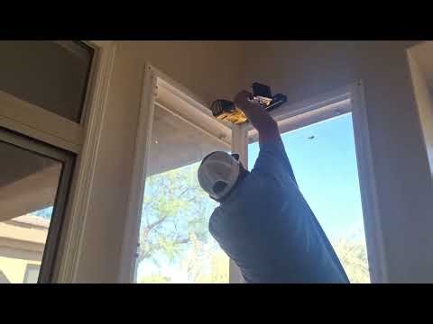 How to install a bay window or corner post shutter
