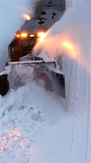 251K views · 1.6K reactions | Snow removal train । #shorts #viralvideo #fact | Fact Hub | Facebook