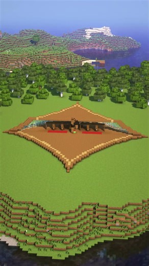 Triangular House 🏠 Get the new 3D build guide now link in bio 📝 #minecraft