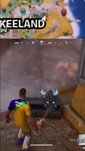 Search cases to find the missing helmet: 1/4 Location #Fortnite