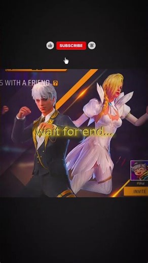 FREE FIRE Dynamic Duo ❤️ Best Couple Edit | Cute Love Edit 🔥 #shorts