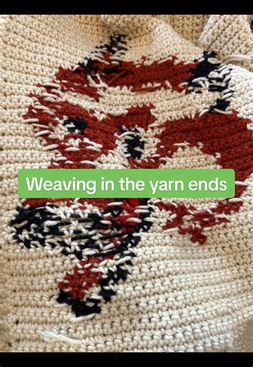 My fox cardigan is done! Now time to weave in those ends 🤦🏻‍♀️ #crochet #projecthailmary #foxcardigan #crochetersoftiktok