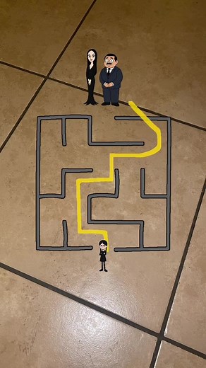 Explore the Wednesday Maze Filter Game