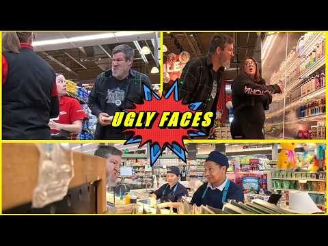 Making "UGLY FACES" at People!!! 🤪👀 (Funny Pranks) 😝
