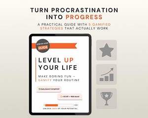 Gamification PDF Guide – 5 Strategies to Beat Procrastination & Build Lasting Habits - Etsy