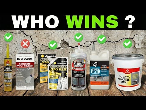 ✅ 7 Best Concrete Crack Fillers [2026] 🏠 Garage, Driveway, Patio, Sidewalk & Caulk Repair