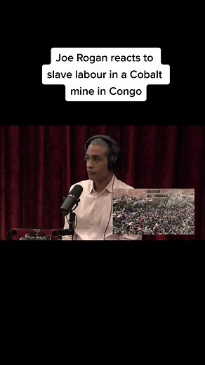 Joe Rogan reacts to slave labour in a Cobalt mine in Congo #jre #joerogan #joeroganexperience #joeroganpodcast