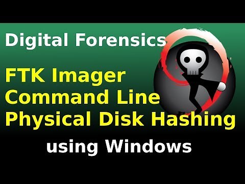 FTK Imager Command Line Physical Disk Hashing