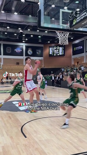 Luigi will also keep his college eligibility 👀 #luigisuigo #nbadraft #italia #basketball #fyp