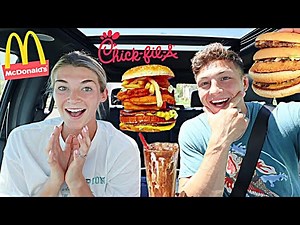 EATING SECRET MENU ITEMS AT FAST FOOD RESTAURANTS FOR 24 HOURS!!