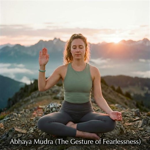 Seven Day sequence of mudras hand gestures