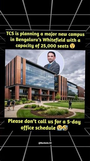 TCS Bengaluru: 25,000 New Seats! 🏢🚀 #new #trending #shortsvideo #ytshorts