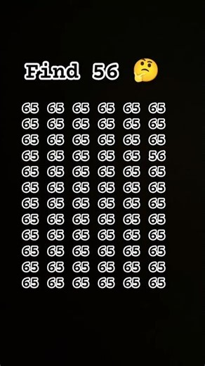 find 56 🤔. #viral #ytshorts #trending