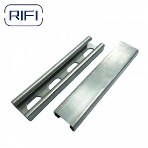 [Hot Item] 41X21 41X41 Carbon Steel Strut Channel C Channel Pre-Galvanized and Hot DIP Galvanized Unistrut Channel