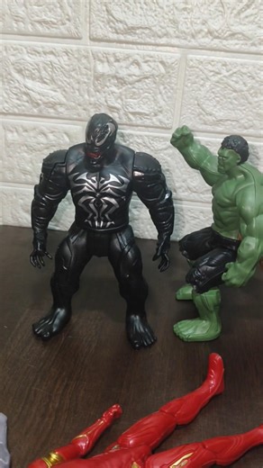 Vanom x Hulk x SuperMan x Batman x Spiderman x Ironman Avengers Action Figure Toy #marvel #toys