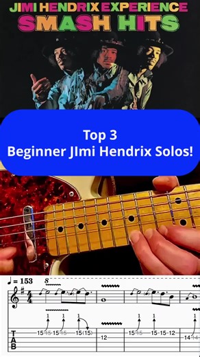 Top 3 Jimi Hendrix Solos for Beginners