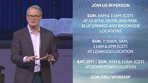 This weekend at Resurrection, Elton John shows up several times in my message as we talk about religion, how it sometimes hurts people and turns them away, but its power when it is seeking to heal our broken world. This is the last in our series on Restoring Faith. Here's the preview. | Adam Hamilton