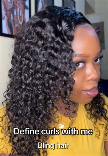 Define Curls Tutorial for Bling Hair Wigs