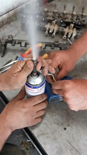 Fuel injector cleaning ✔️ #auto #tecnician #mechanic #shortvideo #carsensor #election