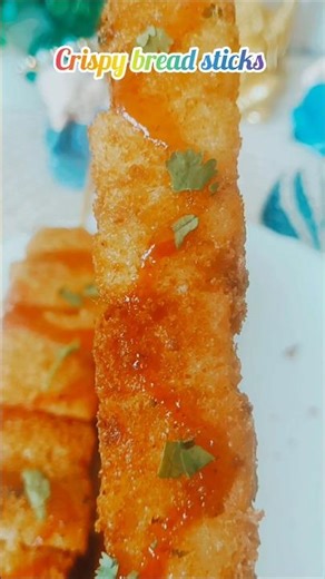 crispy bread sticks 🍡#trending #recipe #snacksrecipe #food #eveningsnacks #shortvideo #cooking