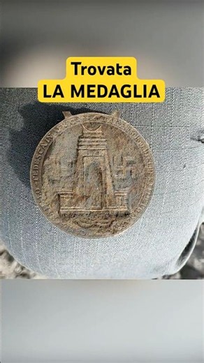 FOUND, Italo-German Africa Campaign medal #metaldetecting #metaldetector #fishing