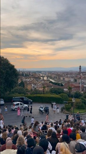 Piazzale Michelangelo in Florence, Italy.