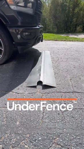 Tough enough for everyday wear and tear—even a car can’t crush it. 💥 #UnderFence #DurabilityTest #StrongerFencing #MadeInUSA | UnderFence