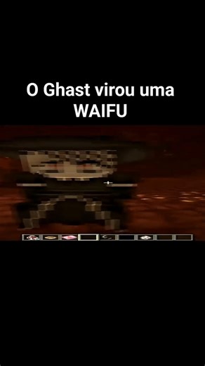 O GHAST virou WAIFU!! #minecraftmods #minecraft #minecraftshorts #waifucraft