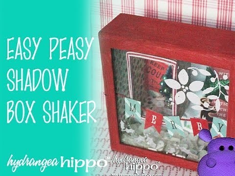 How to Make a Christmas Shadowbox or Shaker Box