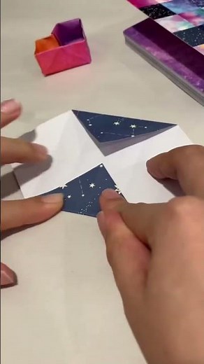 Origami heart box tutorial for beginners 💝✨ #art #diy #origami #valentinesday