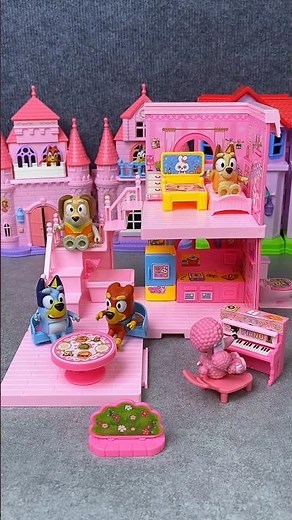 Satisfying with Unboxing & Review Bluey New House Playset Toys ASMR 🏡✨ #bluey #shorts #toys