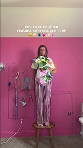 Finished my first intermediate quilt pattern just in time for spring picnics! #quilt #quiltpattern