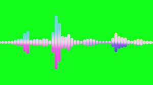 Download colorful audio spectrum on green background. Seamless looping. Video animated background. Free Video for free