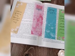 Spring Bookmarks, Printable Bookmarks, Digital Bookmarks, Bookmarks Printable Set, Bookish Gifts, Spring Printables - Etsy