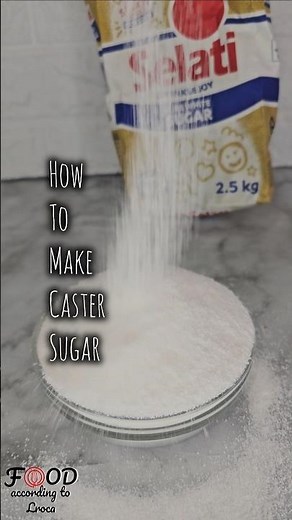 How to make caster sugar in your kitchen || A tutorial